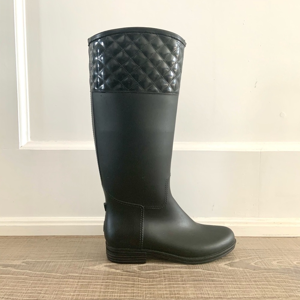 Dav quilted rain boots